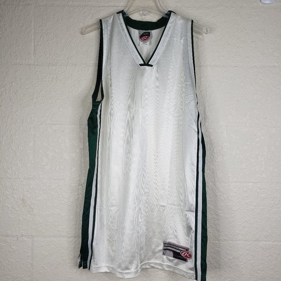 NWT Rawlings Green/White/Cream Basketball Jersey L - Picture 2 of 16